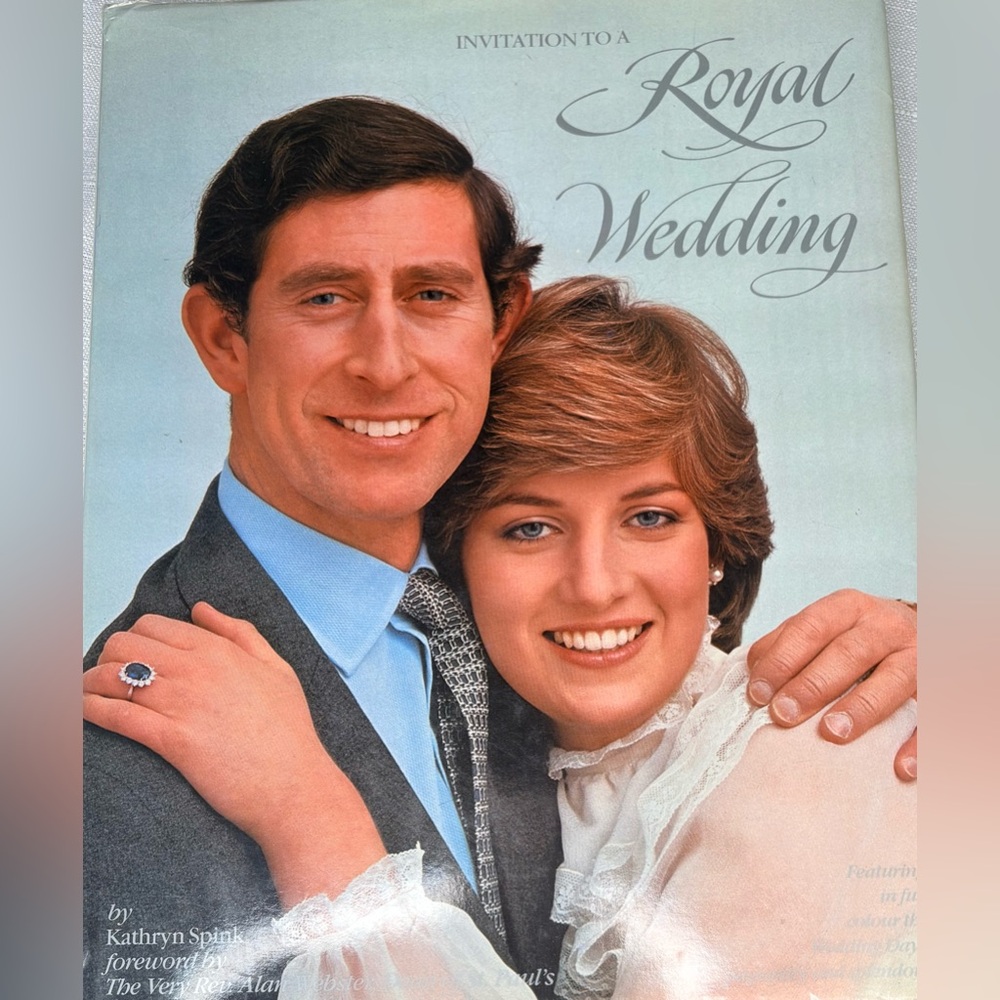 1981 Book “Invitation to a Royal Wedding” By Kathryn Spink. GUC